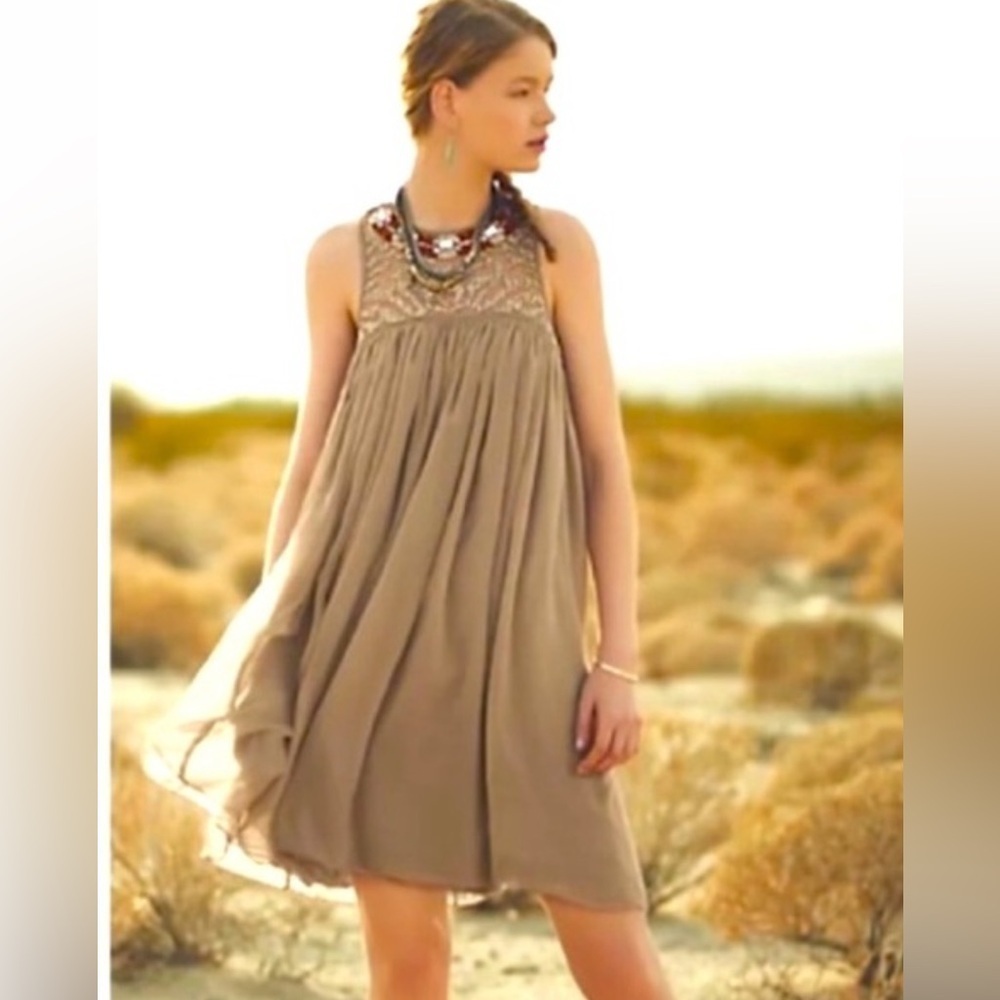 Anthropologie Moulinette Soeurs Chiffon Dress